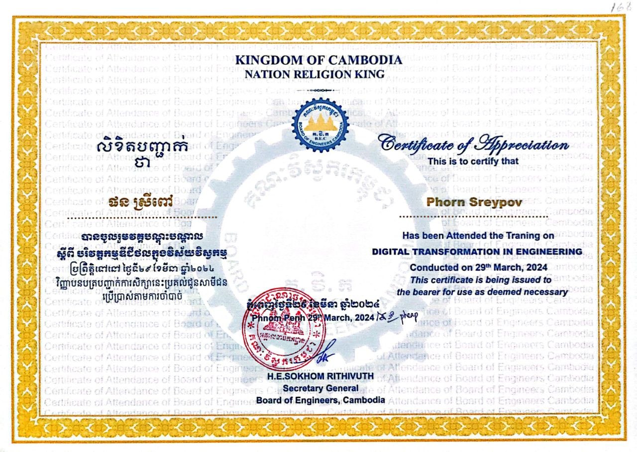 Digital Transformation Certificate